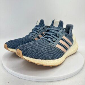 Adidas Ultraboost Blue Pink Women Running Sneaker Shoes BB6493 Size 8.5